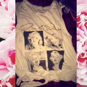 White Marilyn Monroe Tshirt RESERVED