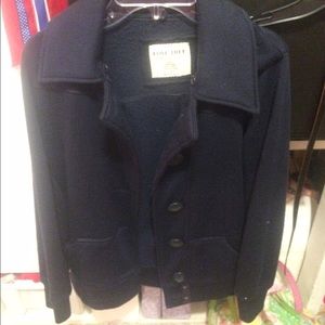 Blue Cotton Overcoat small