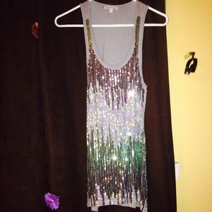 Sequin mini dress