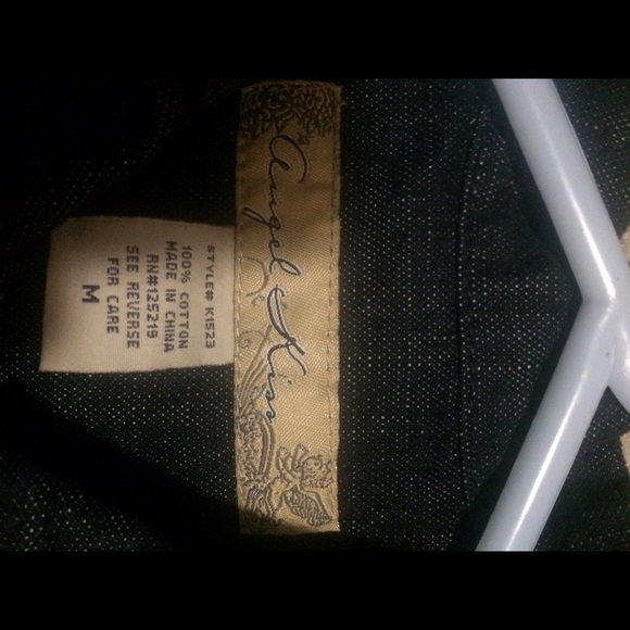 Denim half Cardigan - Picture 2 of 2