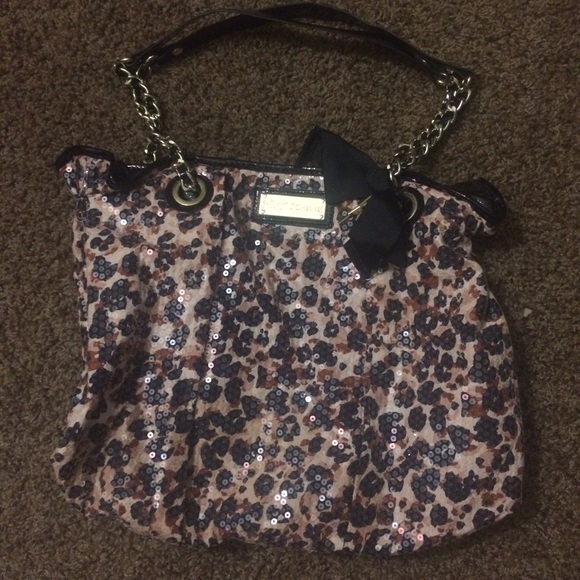 Betsy Johnson cheetah purse