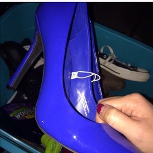 Cobalt blue heels