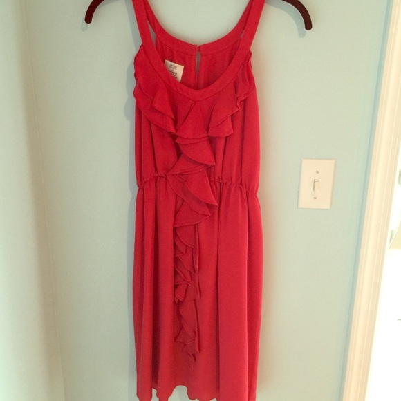 PRICE DROP! Suzi Chin Cherry Red ruffled dress.