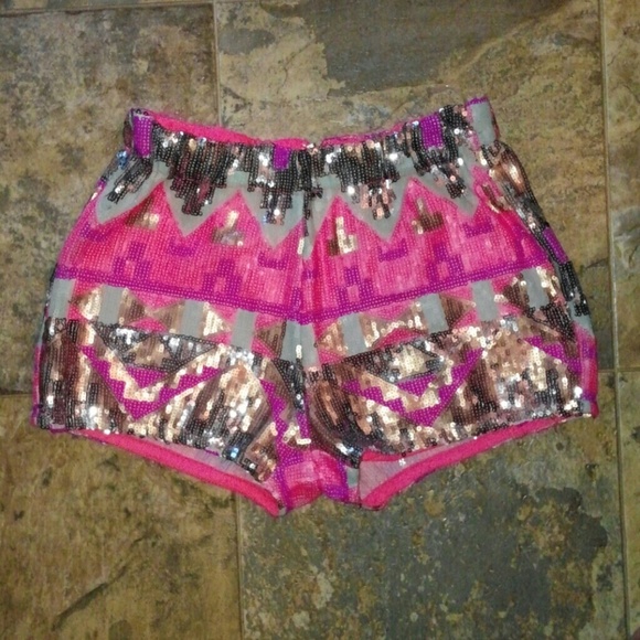 New Sexy Hi Waist Sequins Shorts SM