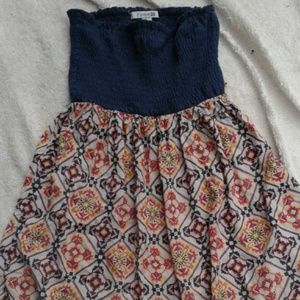 Forever 21 strapless summer dress