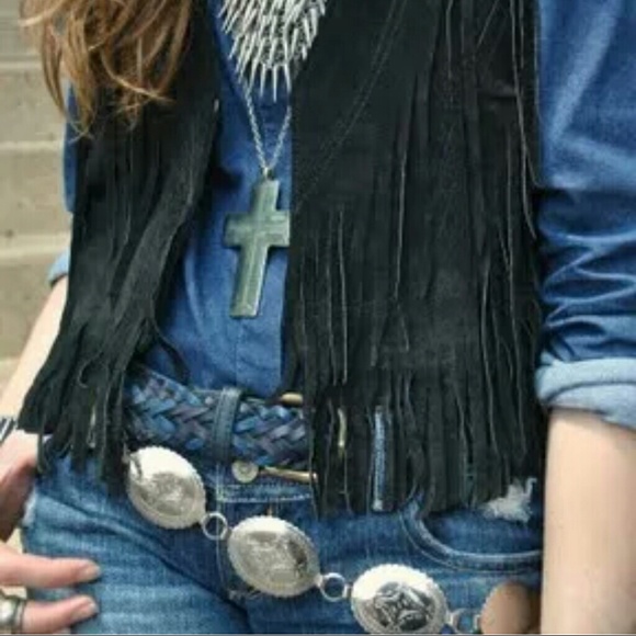 Max Azira Jackets & Blazers - HIPPY HAUTE! Max Azira. Vegan Leather vest. Black.