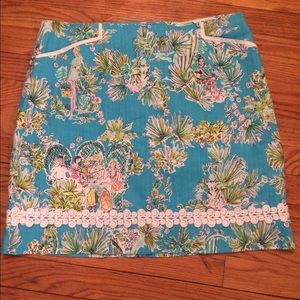 Lilly Pulitzer Jungle Toile Skirt