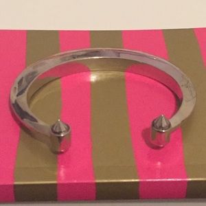 Silver cuff bracelet