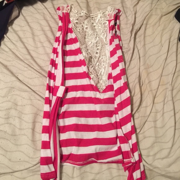Tank top cardigan