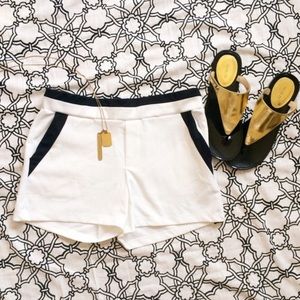 B&W Cotton Shorts