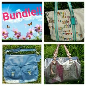 Bundle 2 Coach bag and 1 Michael Kors bag