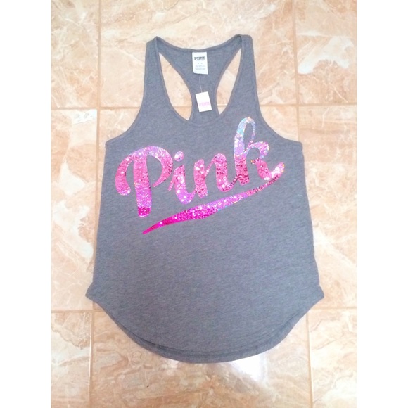 PINK Victoria's Secret Tops - Vs Pink Bling Tank