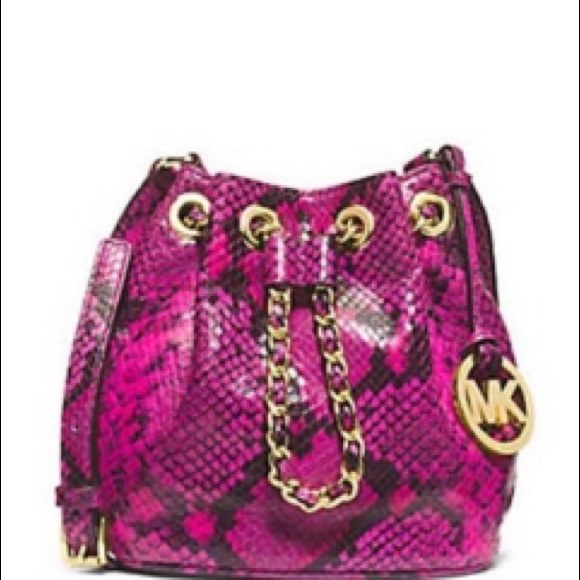 FINAL PRICE NWT Authentic Michael Kors Pink Bag - Picture 2 of 4
