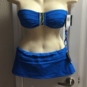 La Blanca two piece swimsuit sz8