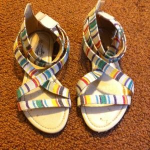 Rainbow sandals!