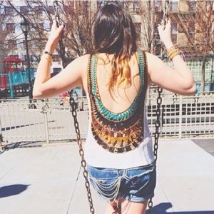 Lf crochet back tank