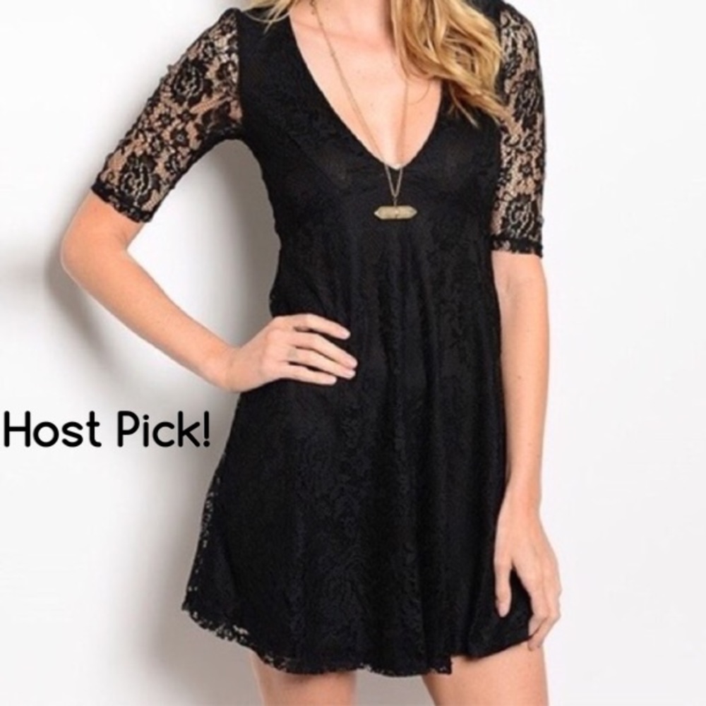 ✴️ SALE ✴️ Lace Little Black Dress