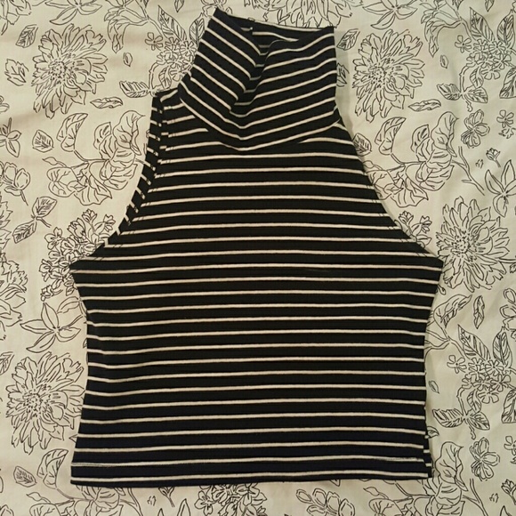 Striped crop top