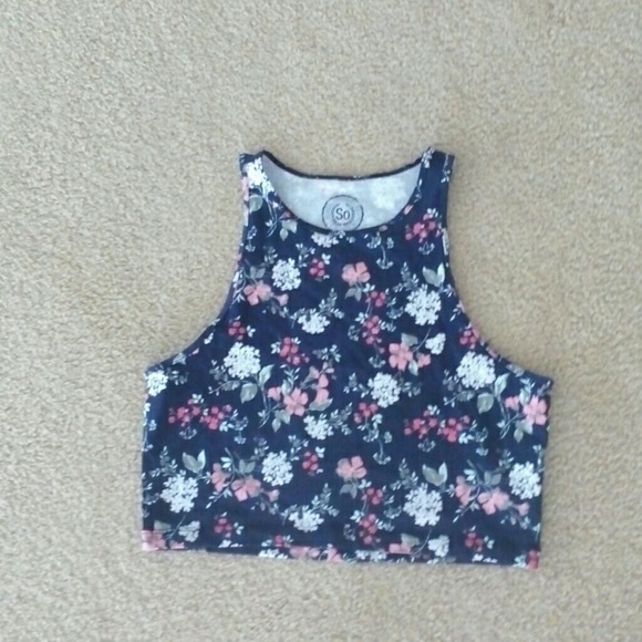 Flower crop top