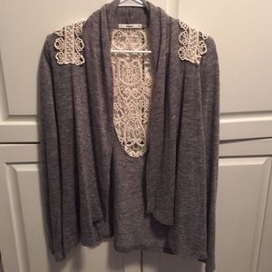 Laced cardigan