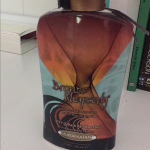 Large tanning lotion.