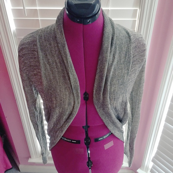 Gray cardigan