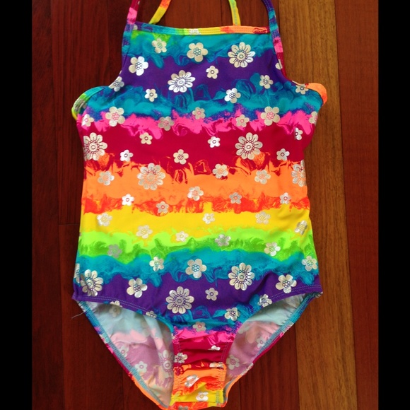 CHILDREN'S PLACE ONE PIECE GIRLS SWIM SUIT SIZE 14