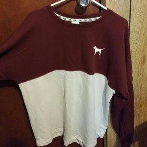 Victoria secret pink nation varsity crew