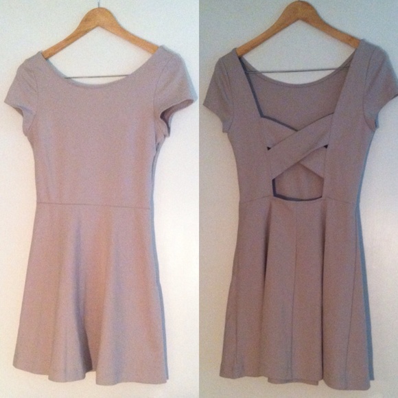 **SOLD** Ivory Crossback Dress