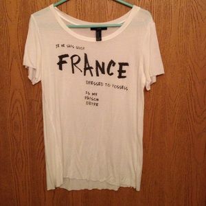 Oversized France Tee