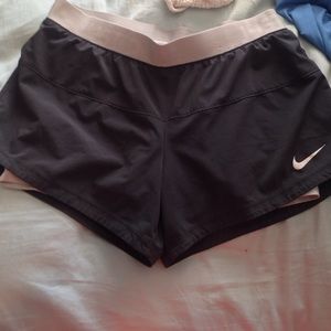 Nike shorts with spandex size m women's
