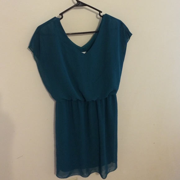 Dark green/teal dress