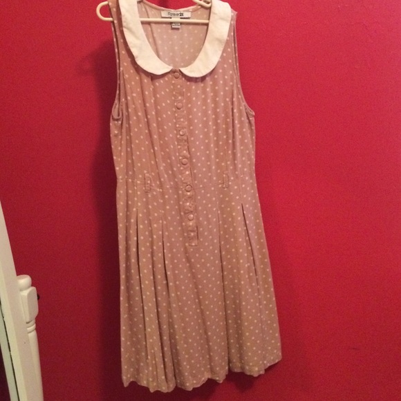 Polka dot Peter Pan collar dress