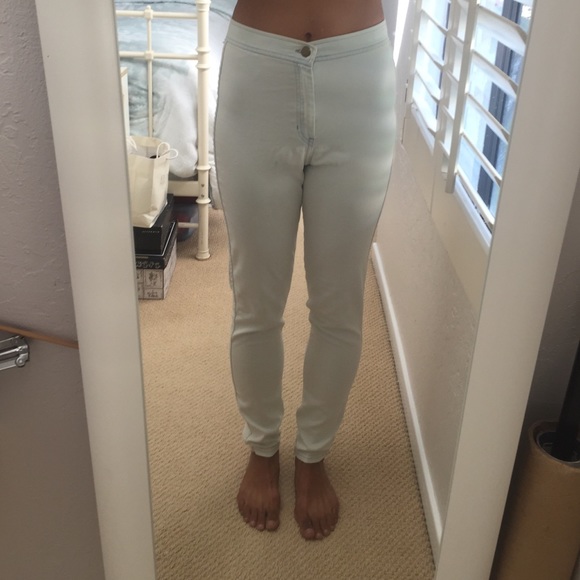 American apparel high waist jeans