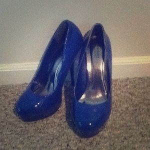 Royal blue, Charlotte Russe heels