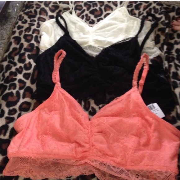 NWOT 3 Never Worn Bralettes!!