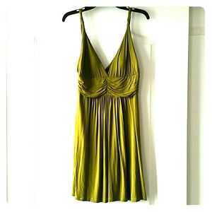 Pear green casual dress