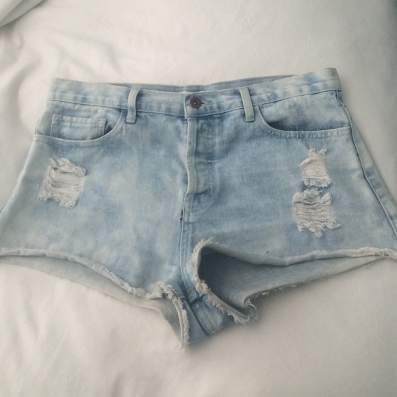 High waisted shorts