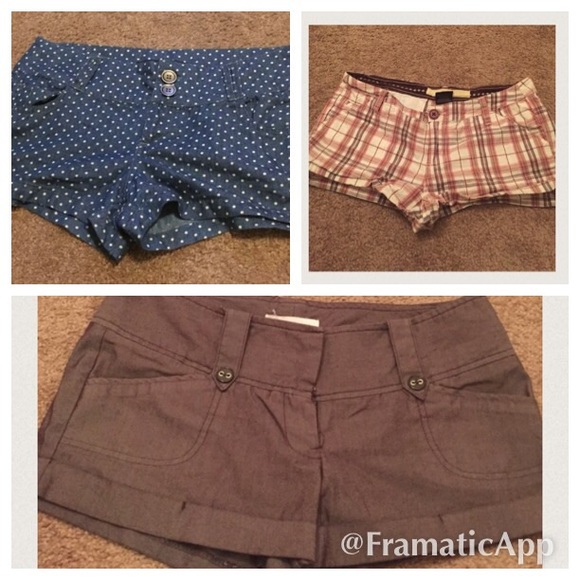 3 pairs of shorts Bundle! For @mandcbaney_1106