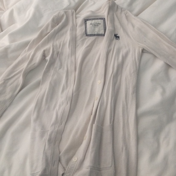 White cardigan