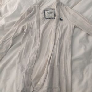 White cardigan