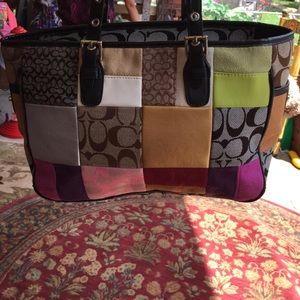 Colorful coach small bag. #real bag