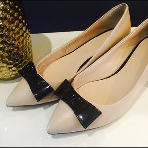 Banana Republic Leather and Patent Classic Flat