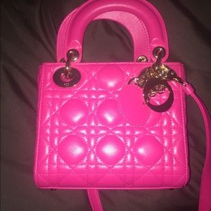 dior bag pink pink