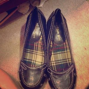 Madden girl heeled wedges black