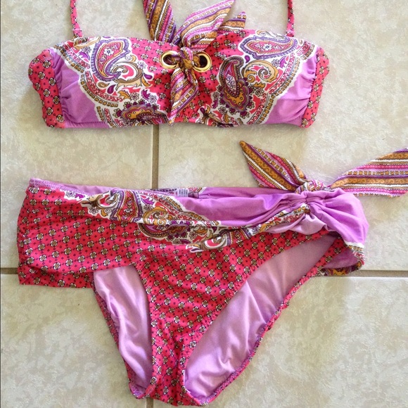 adorable pink swim suit!!