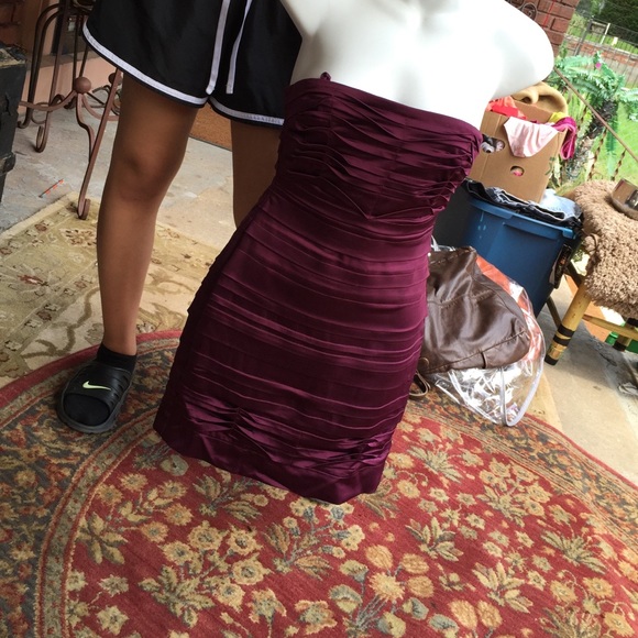 Purple bcbg dress