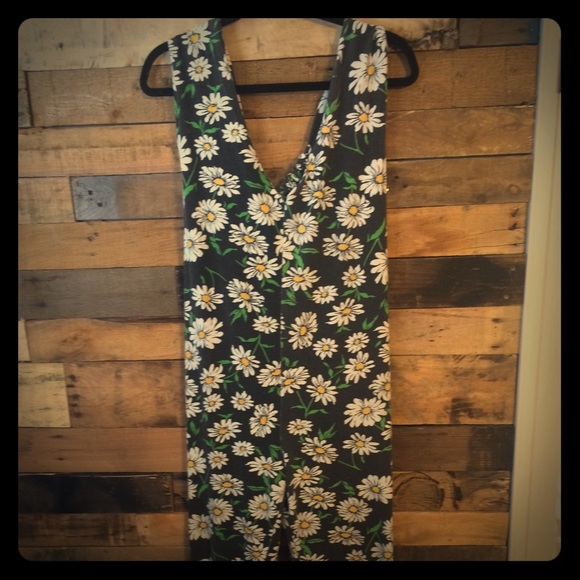 Vintage Jumpsuit Floral Romper