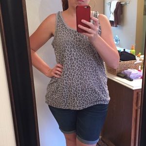 Leopard print tank