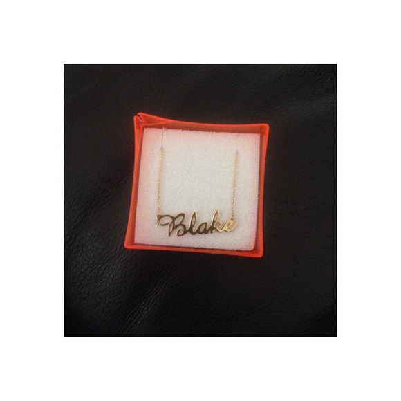Gold plated name necklaces. Customize it yourself. - Picture 1 of 1